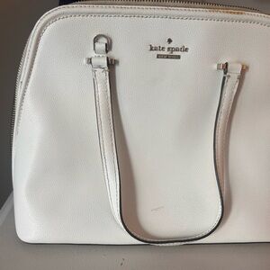 Kate Spade Cream Satchel Bag